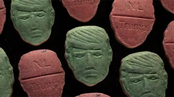 Alerta en Europa por pastillas de éxtasis con rostro de Donald Trump y alto riesgo de sobredosis
