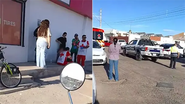 Mujer resulta lesionada tras ser atropellada en cruce de San Benito, Hermosillo