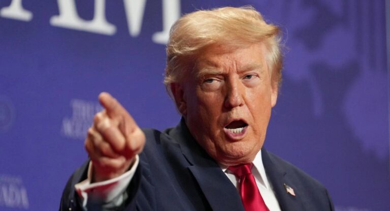 Donald Trump critica duramente a México y Canadá por acuerdos comerciales en Las Vegas