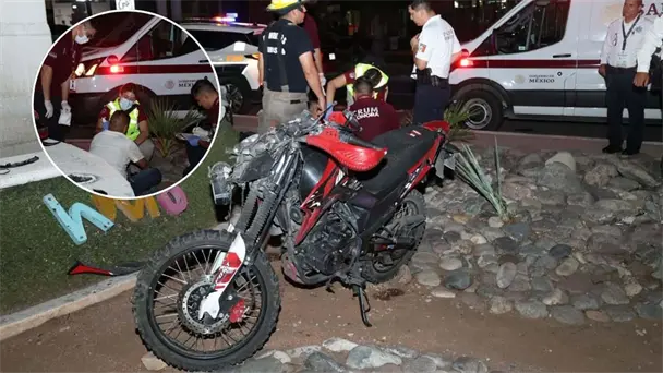 Motociclista resulta lesionado tras choque con camioneta en Hermosillo