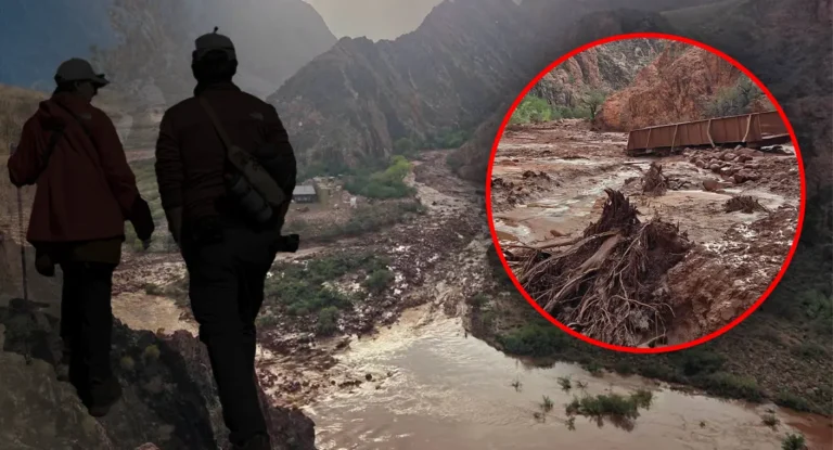Inundación en el Gran Cañón deja más de 20 desaparecidos y daños en campamentos