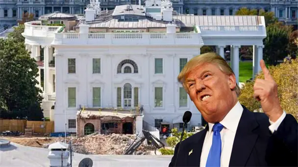 Tribunal bloquea la construcción del salón de baile en la Casa Blanca impulsado por Trump