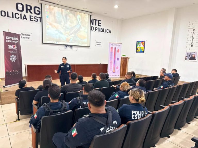 Policías estatales de Sonora reciben capacitación en atención a violencia familiar y de género