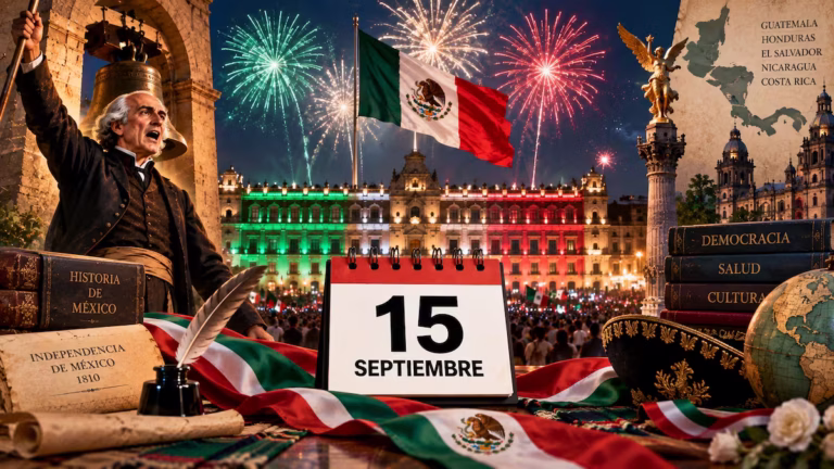 15 de septiembre: Grito de Independencia y efemérides relevantes en México y el mundo