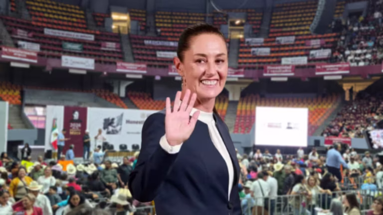 Claudia Sheinbaum presenta informe de gobierno en Sonora con énfasis en apoyos y obras