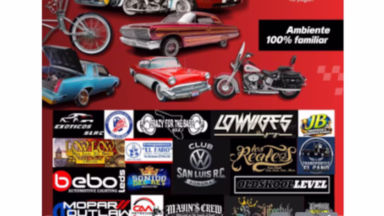 Exhibición de autos y motos reunirá más de 300 vehículos en San Luis Río Colorado