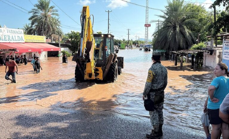 Lluvias del huracán Polo dejan escuelas y caminos rurales afectados en Sonora