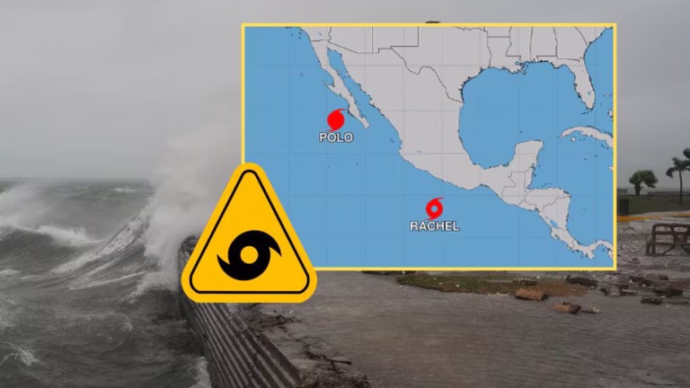 Huracán Polo avanza hacia Sonora y Baja California Sur con alertas y suspensión de clases