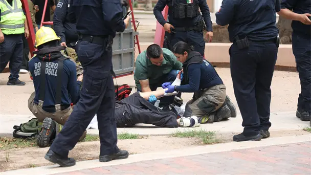 Estudiante de 15 años resulta lesionada en columpio adaptado del Parque Madero