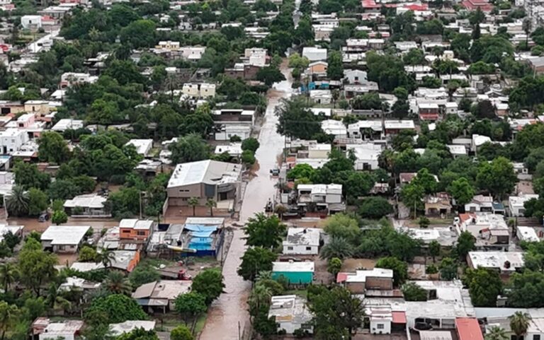 Lluvias intensas provocan inundaciones y refugios en Empalme y Guaymas