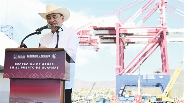 Alfonso Durazo impulsa modernización del Puerto de Guaymas con inversión de 660 mdp