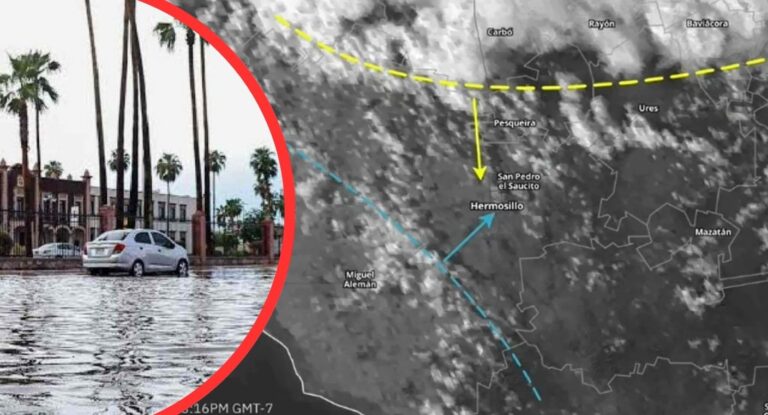 Alerta preventiva por posible tormenta en Hermosillo este 2 de septiembre