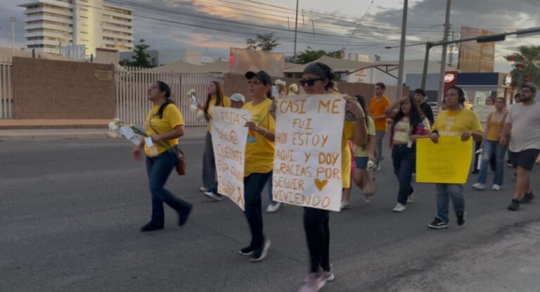 Marcha en Hermosillo busca visibilizar y prevenir crisis de salud mental