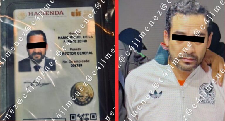 Detienen a hombre que se hacía pasar por director de la UIF para extorsionar