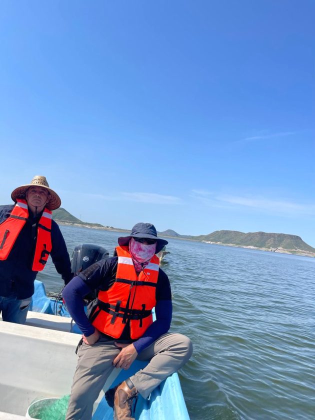 Retienen redes de pesca ilegales en operativo en presa El Oviachic, Sonora