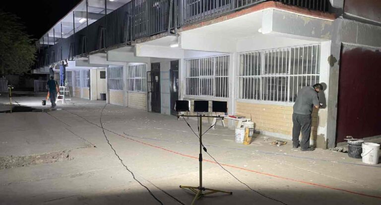 Inician trabajos de mantenimiento en Secundaria General No. 6 de Hermosillo sin afectar clases