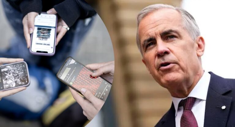 Mark Carney acusa a plataformas tecnológicas de ‘robar la infancia’ y propone alianza Canadá-UE