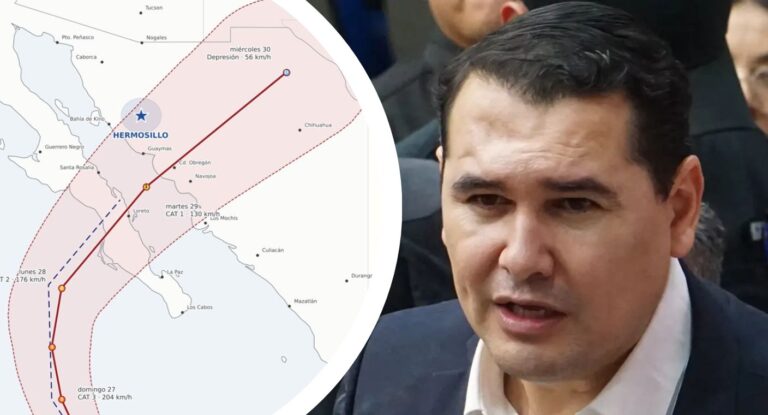 Sonora refuerza preparativos ante posible impacto del huracán Polo