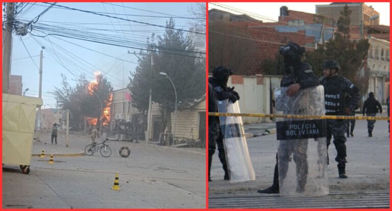 Explosión en cuartel militar de Viacha deja dos muertos y decenas de heridos
