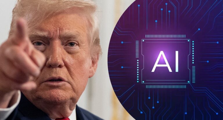 Trump propone renombrar la inteligencia artificial y veta a periodistas en la Casa Blanca