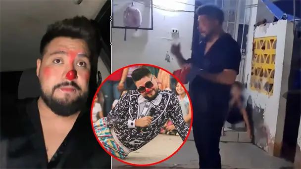 Payaso Lokillo Lover sorprende a niña sin invitados en su cumpleaños en Guaymas
