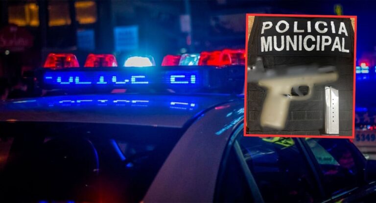 Detienen a hombre en Hermosillo por violencia familiar y posesión de arma de fuego