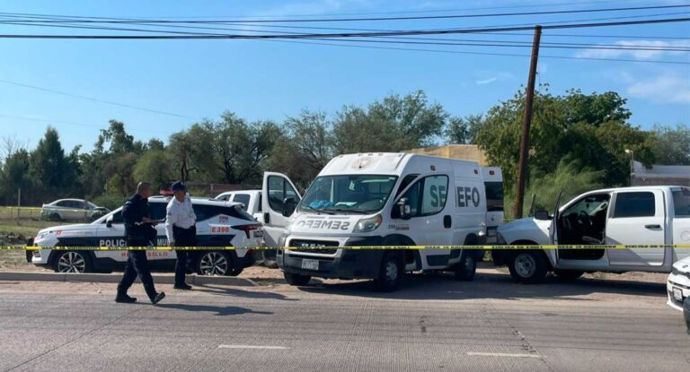 Hombre muere y otro resulta herido tras agresión armada en colonia Coloso Bajo, Hermosillo