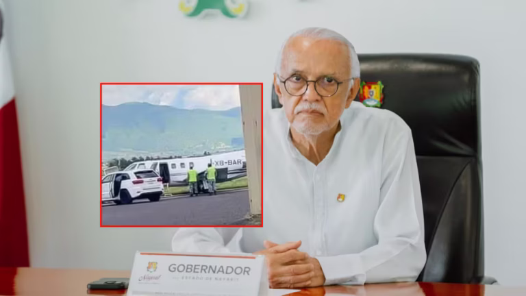 Cae jet privado vinculado al gobernador Miguel Ángel Navarro en Nayarit; mueren piloto y copiloto