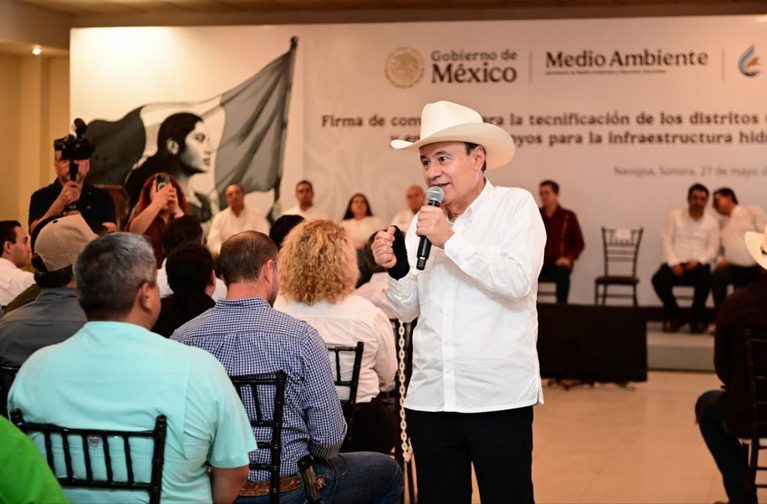 Destinan más de 5,650 millones para tecnificación de riego en Sonora