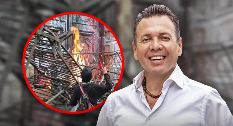 Gobernador de Jalisco denuncia vandalismo en protesta por agua limpia