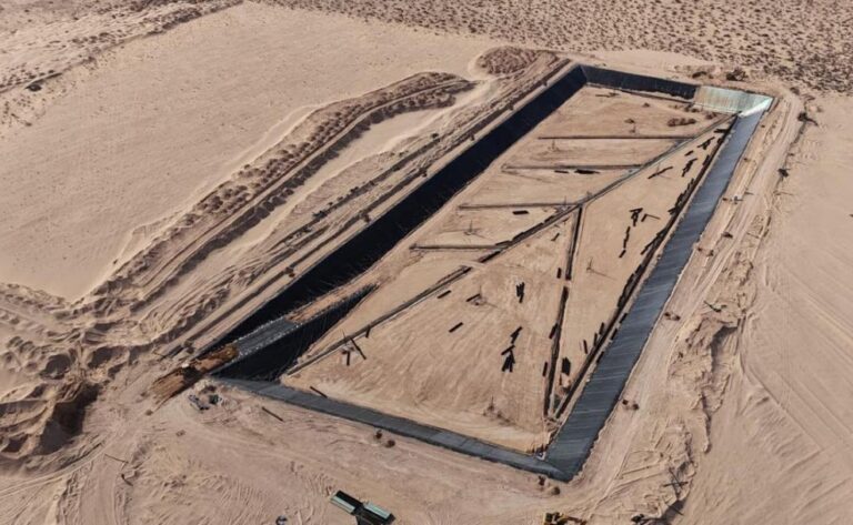 Nuevo relleno sanitario de Puerto Peñasco alcanza 80% de avance