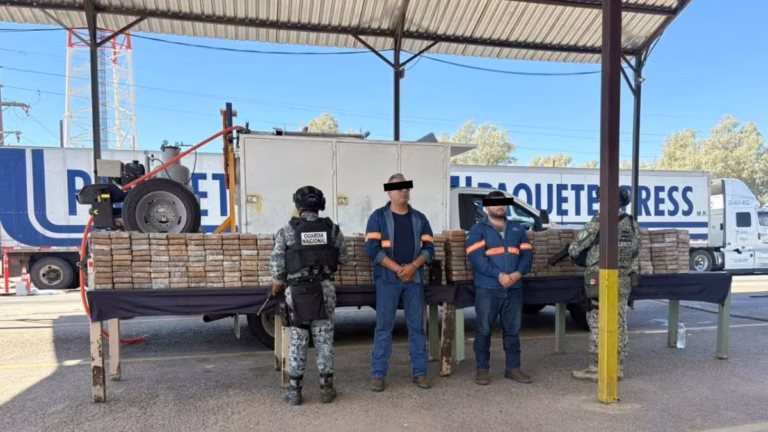 Decomisan más de mil kilos de cocaína en San Luis Río Colorado