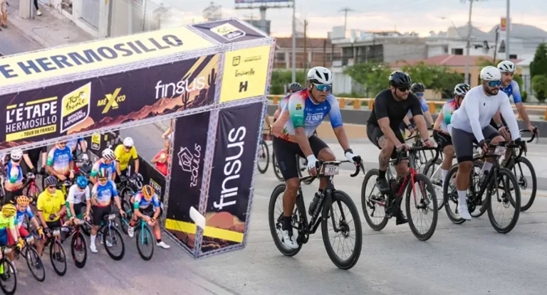 Más de mil ciclistas participan en L’Étape Hermosillo by Tour de France 2026