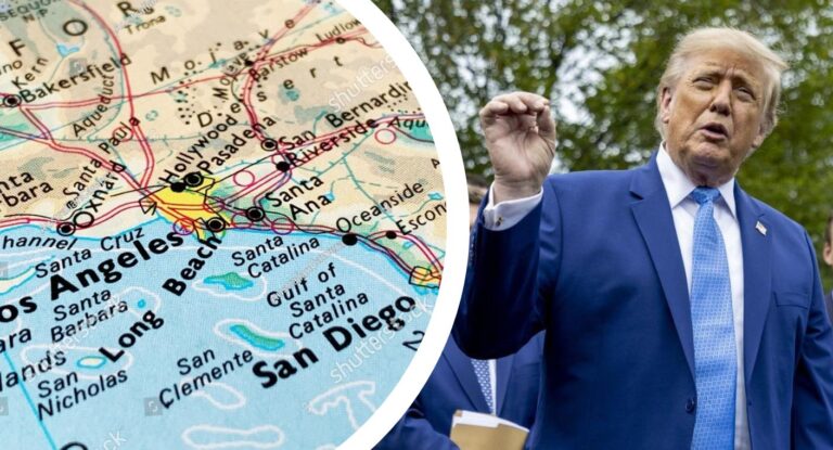 Trump minimiza posible ataque de Irán a Los Ángeles o San Diego en mitin