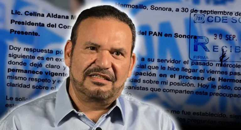 Alejandro López Caballero exige claridad al PAN Sonora sobre alianzas para 2027