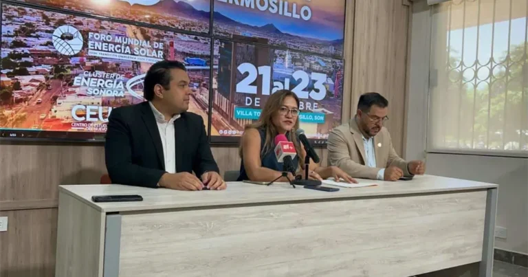 Hermosillo será sede del Foro Mundial de Energía Solar 2026 con líderes internacionales