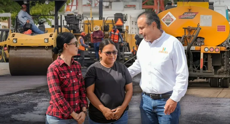Hermosillo invierte 2.5 millones en calles y entrega apoyos sociales en Miguel Alemán y Bahía de Kino