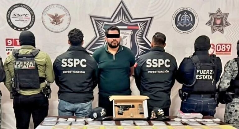 Detienen en Playas de Rosarito a ‘El 500’, operador del Cártel de Sinaloa