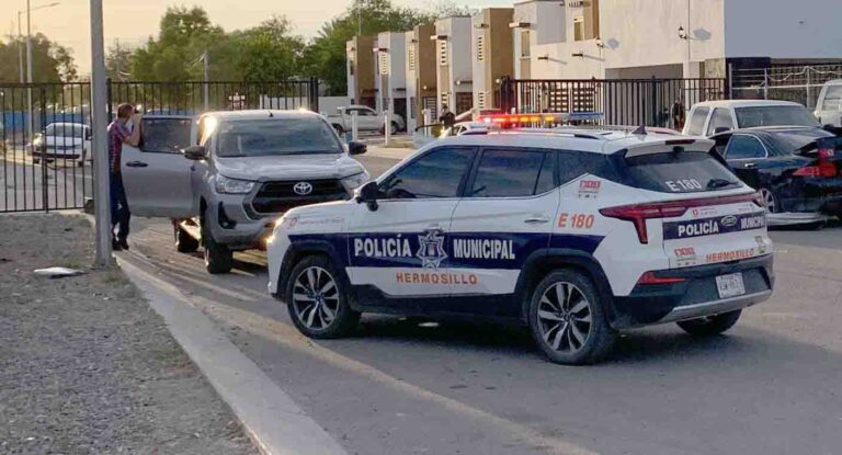 Detienen a hombre por violencia familiar y amenazas con arma en Hermosillo