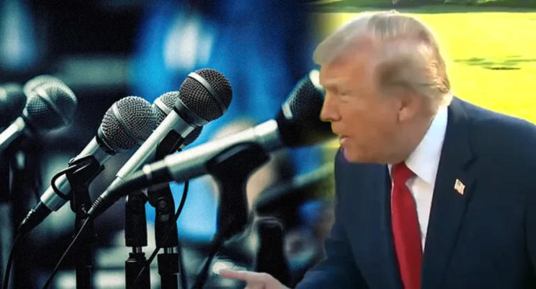 Donald Trump insulta a periodistas tras ser cuestionado por liberación de estadounidense en Rusia