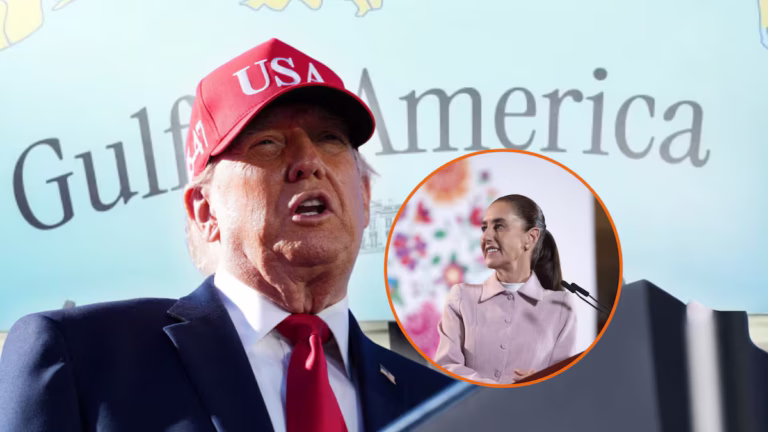 Trump afirma que Sheinbaum pidió no cambiar nombre del Golfo de México
