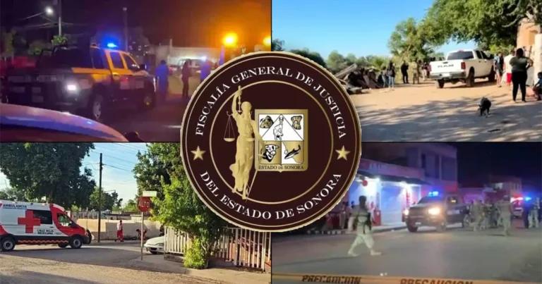 Fiscalía de Sonora investiga cuatro ataques armados en Cajeme ligados a narcomenudeo